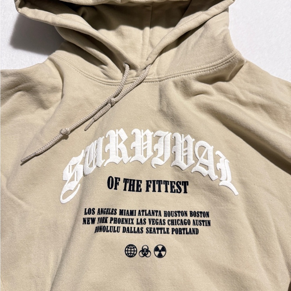 Survival Doberman Size Medium Graphic Hoodie - Picture 2 of 5